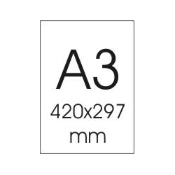 XERO/DRUK czarno-biały A3 (101-500)
